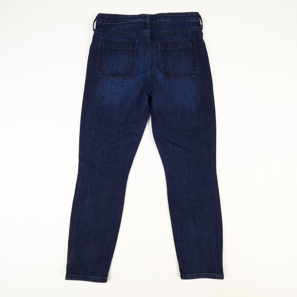 Gap Denim Womens 12/31 Regular Blue Jean Leggings Dark Wash - Picture 3 of 10